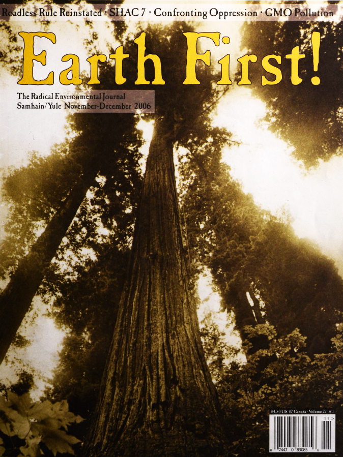Earth First! 27, no. 1